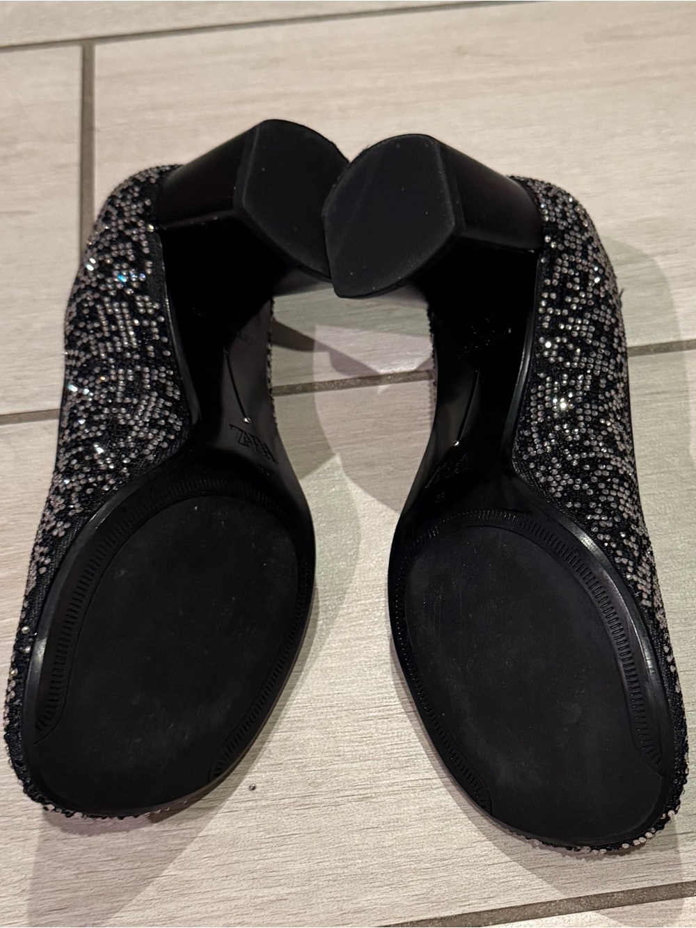 ZARA Rhinestone heel - Picture 6 of 14